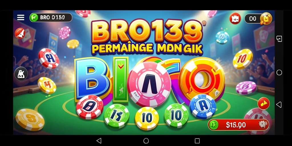 Tampilan gameplay seru dari BRO138 yang penuh dengan keseruan Bingo.