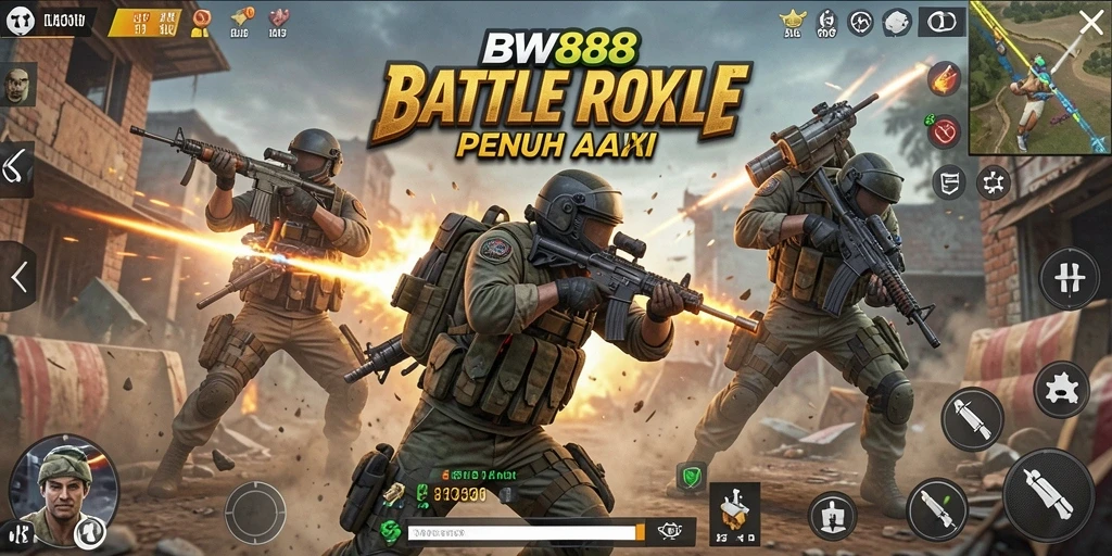Tampilan gameplay BW888 yang intens dan kompetitif.