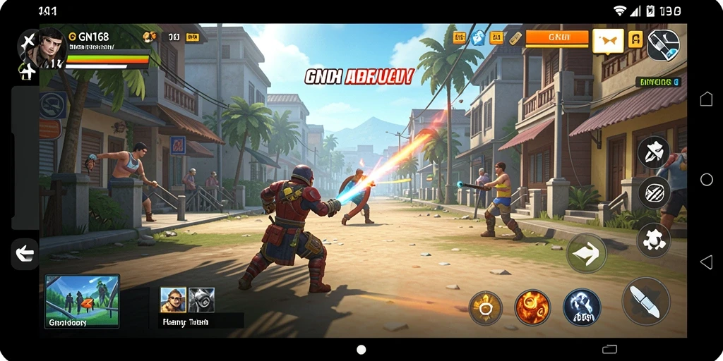 Tampilan antarmuka GN168 yang bersih dan modern.