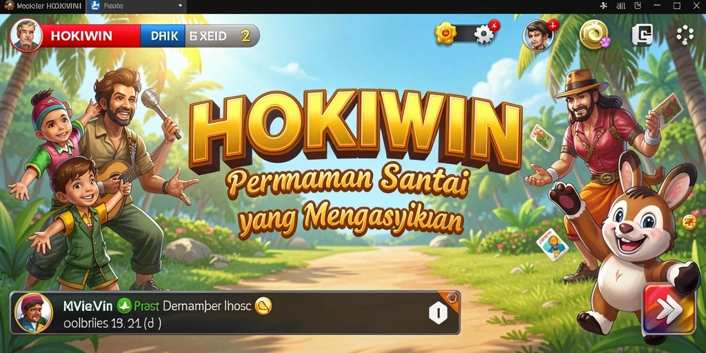 Screenshot gameplay HOKIWIN menampilkan aksi seru dan tantangan menarik.