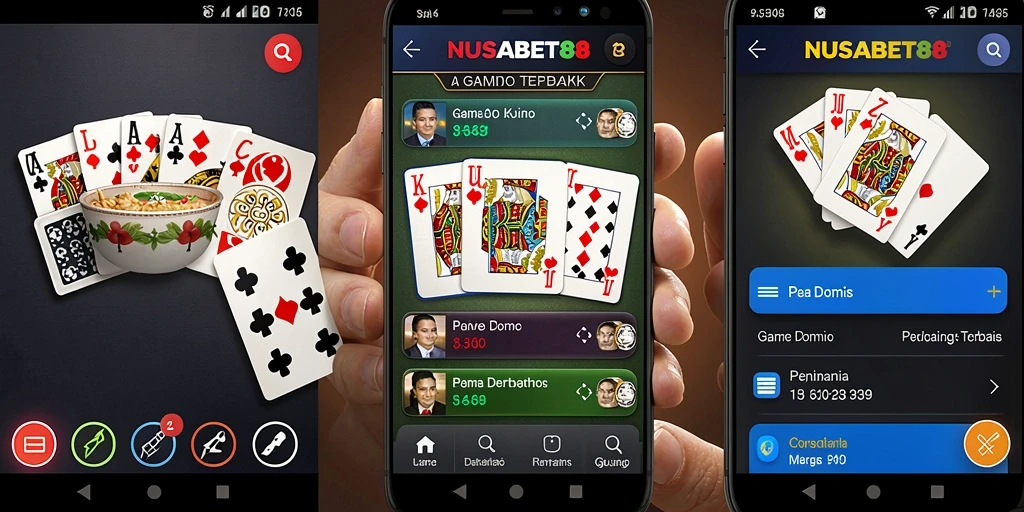 Screenshot NUSABET88 menampilkan gameplay seru dalam permainan Domino.
