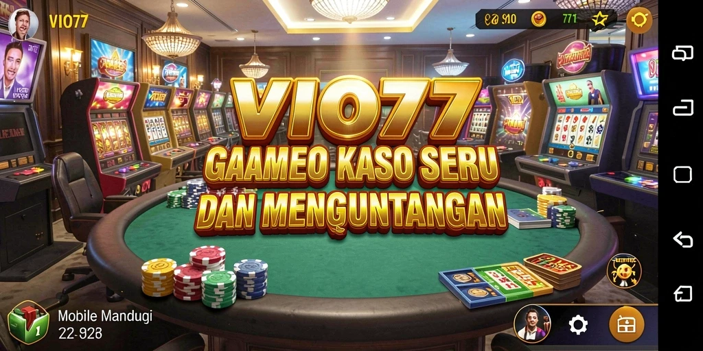 Screenshot gameplay VIO77 menampilkan keseruan permainan Kasino.